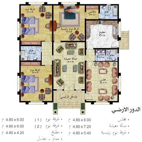 مخطط منزل 224 متر مع 3d من أروع مخططات المنازل. تصميم منزل ليبي , شاهد روعة الخرائط للتصميمات المنزلية ...