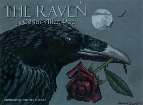 The Raven Edgar Allen Poe By Shannon Gaspich 1981 On Deviantart