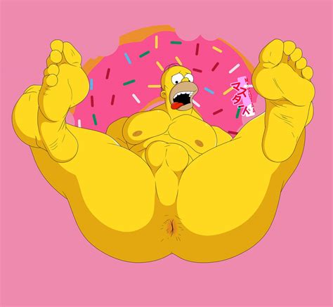 Rule Babe Ass Barefoot Donut Feet Foot Fetish Homer Simpson Male Male Only Masutaa Soles
