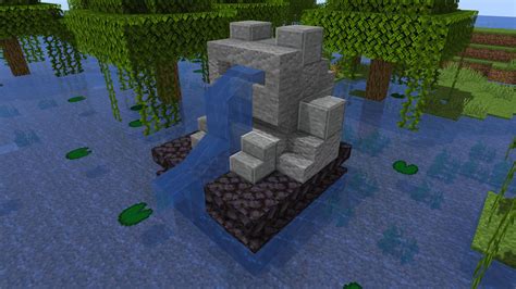 Frog Fountain By Jotbot Minecraft Build Tutorial