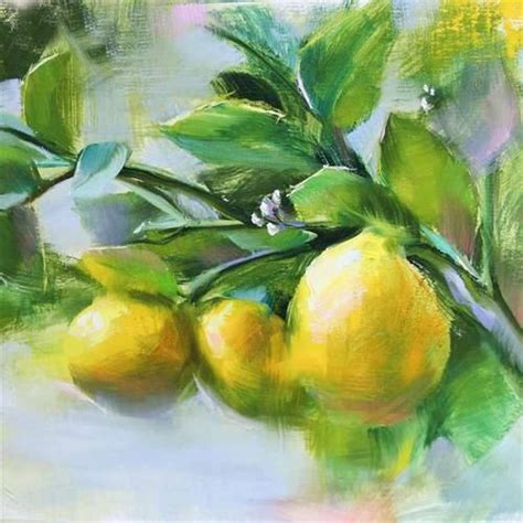 Daily Paintworks Original Fine Art Pamela Blaies In 2023 Lemon