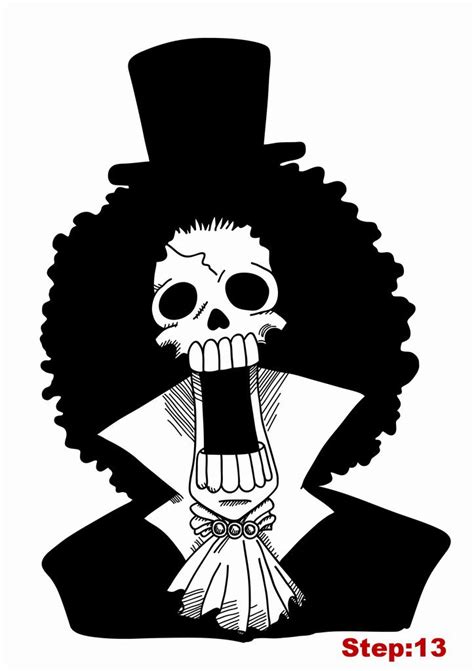 How To Draw Brook From One Piece In 2021 One Piece