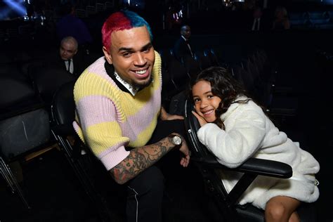 New york city, united states. Chris Brown Makes Sweet Appearance With Daughter Royalty ...