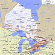 Eastern Ontario Road Map | Oppidan Library