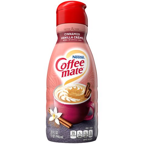 Coffee Mate Cinnamon Vanilla Creme Liquid Coffee Creamer 32 Fl Oz