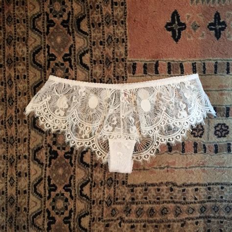 White Lace French Knickers White Panties White Lace Short