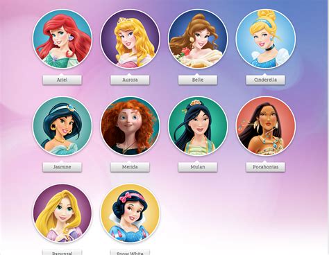 Classic Disney Princesses List Images Amashusho