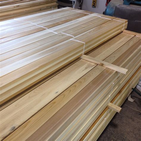 White Cedar Lumber In Standard Sizes Available At Lanark Cedar Cedar