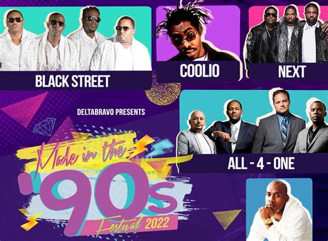 Made In The 90s Festival 2022 Blackstreet Coolio More Spotlight