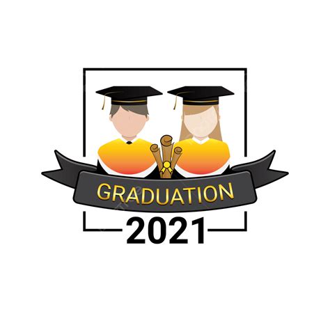 Gambar Ilustrasi Vektor Happy Wisuda 2021 Perguruan Tinggi Sekolah