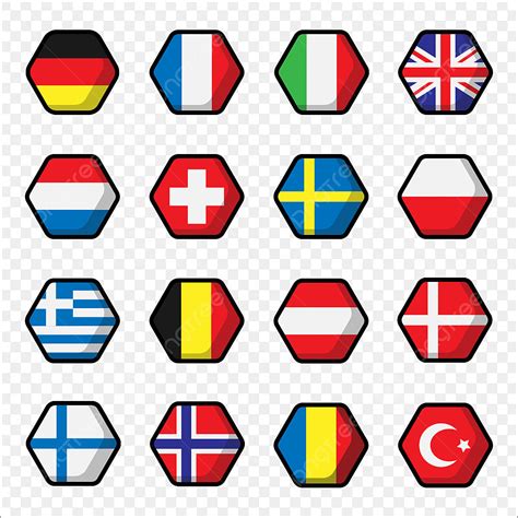 Europe Flags Vector Art Png Europe National Flags Icon Pack Icons
