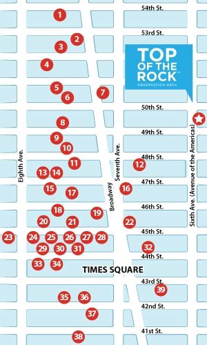 Broadway Theaters Map Walks Of New York
