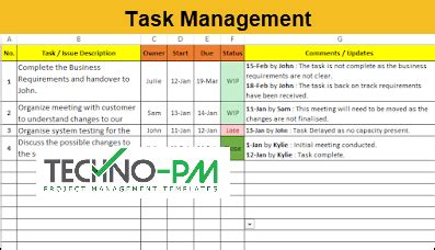 Inventory management template by sheetgo. Task Management Templates - Project Management Templates