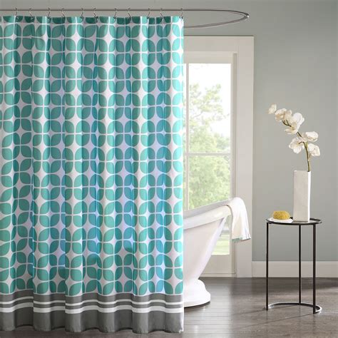 Intelligent Design Geometric Shower Curtain Collection