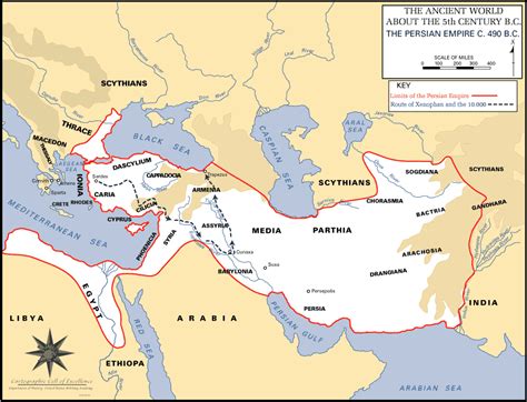 Beban Mental Map Of Xerxes Empire