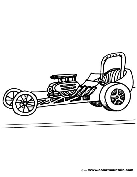 Dragster Coloring Pages Coloring Pages