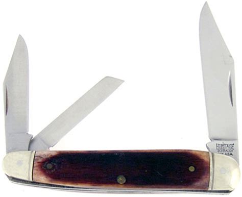 Schrade Heritage Everlasting Sharp Muskrat Bone 7801 American Edge Knives