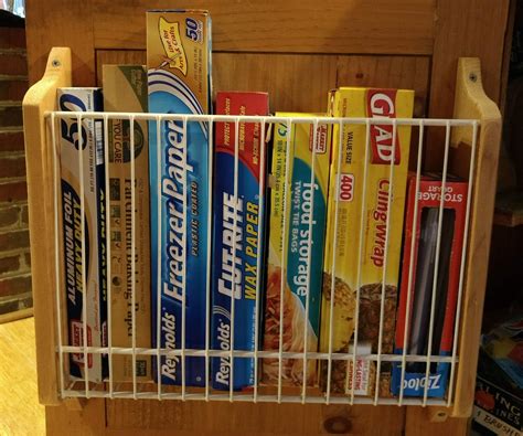 The bond really is strong and secure with no worries at all. Inside Cabinet Door Kitchen Wrap Organizer Holder Using ...