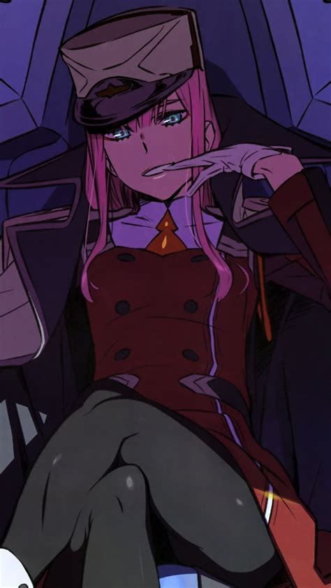 Download 1080x1920 Wallpaper Zero Two Darling In The Franxx Anime