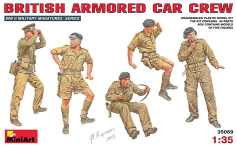 Miniart 35069 British Armored Car Crew