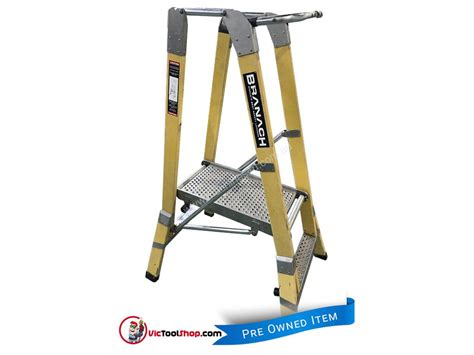 Used Branach Branach Platform Ladder FPL 0 6 Meter Fiberglass