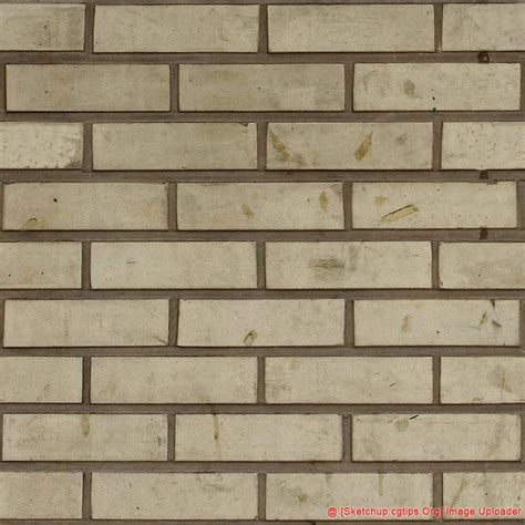 1160 White Brick Texture Sketchup Model Free Download