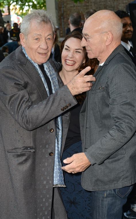 Patrick Stewart And Ian Mckellen Share Kiss On The Lips At Mr Holmes