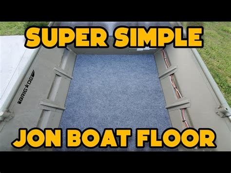Installing Floor In Jon Boat
