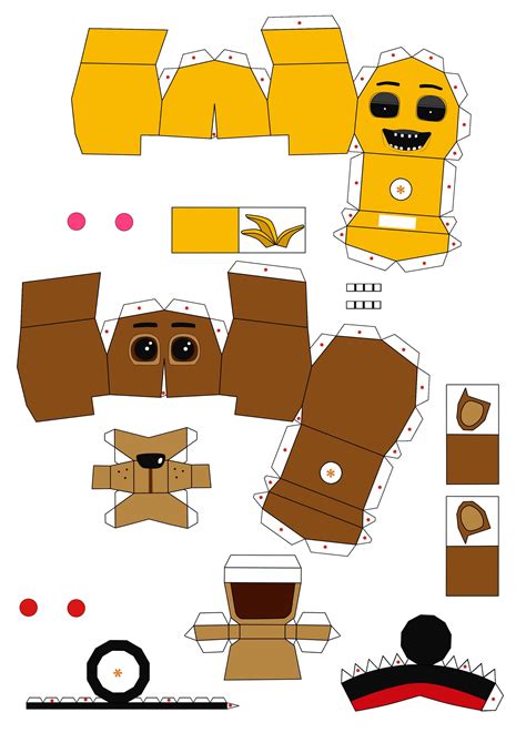 13free How To Make A Minecraft Papercraft Withered Chica Aemo57