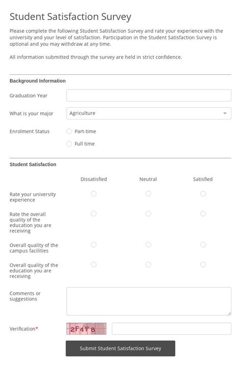 Plantillas De Encuestas Gratis De 123 Form Builder