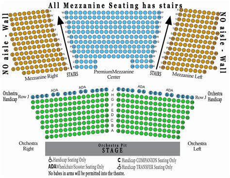 Fox Theater Seating Chart With Seat Numbers