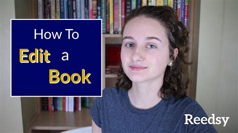 How To Edit A Book Youtube