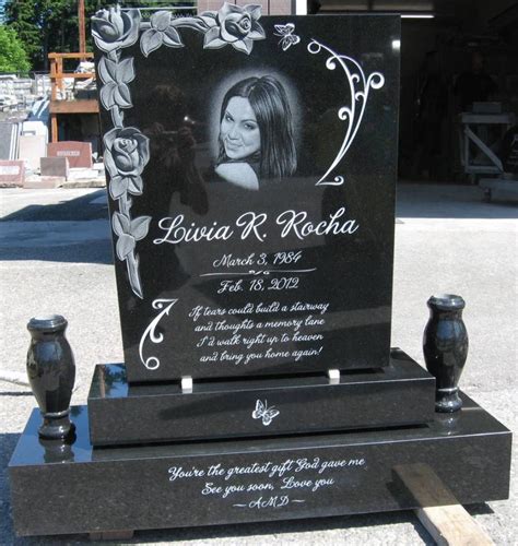 Custom Grave Markers And Monuments Headstone Design Engraving