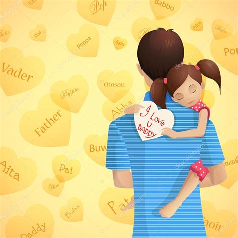Father And Daughter Stock Vector Image By ©snapgalleria 42501083