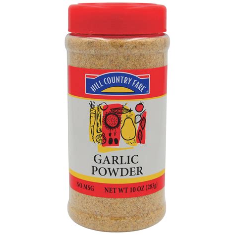 It is a very common seasoning. Hill Country Fare Garlic Powder - Shop Herbs & Spices at H-E-B