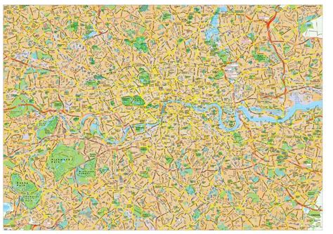London City Map Digital Maps ©netmaps Uk