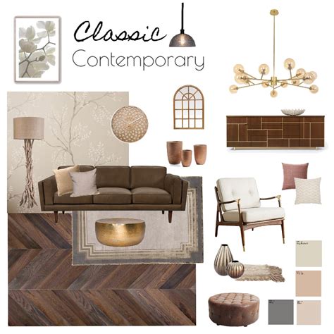 Classic Contemporary Interior Design Mood Board By Dilini Style Sourcebook