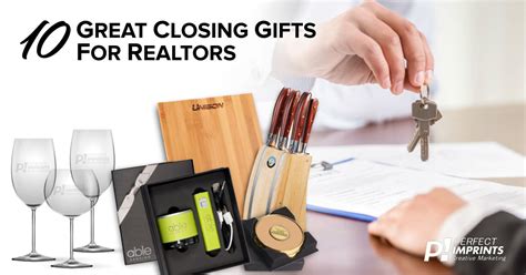 Then, you'll get periodic reminders about unique gifting ideas throughout the year. 10 Great Closing Gifts for Realtors - Perfect Imprints Blog