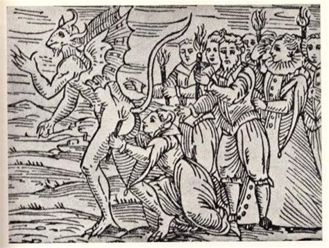 A096 1568 Duivelskus Witch Woodcut Medieval Art