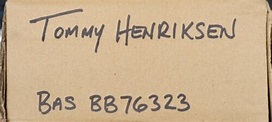 Tommy Henriksen Hand Signed Autographed Guitar Van Halen Beckett BAS ...