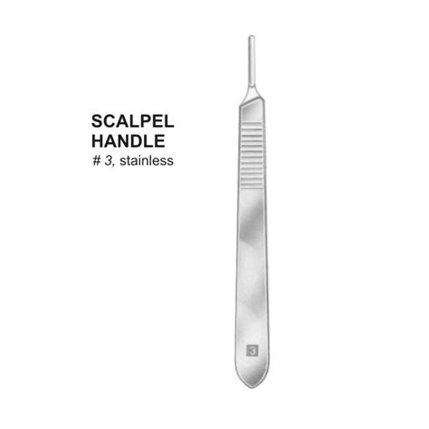 Scalpel Handle 3 Optimal Medical Products Pte Ltd