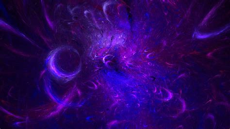 Download Wallpaper 2048x1152 Fractal Purple Glitter Stains Ultrawide Monitor Hd Background