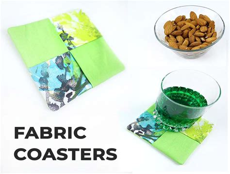 DIY Fabric Coasters With FREE Sewing Pattern And VIDEO Hello Sewing