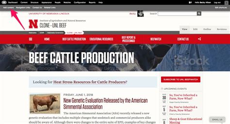 How To Add An Article To Beefwatch Unl Beef