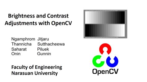 Brightness And Contrast Adjustments With Opencv Youtube