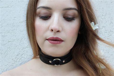 Bdsm Collar Leather Submissive Collar Etsy