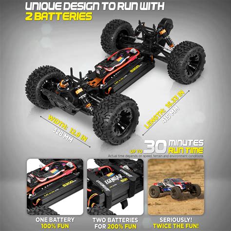 110 Scale Brushless Rc Cars 65 Kmh Speed Boys Remote Control Car