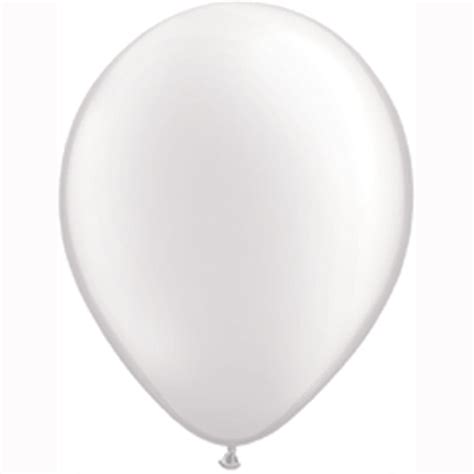 10 Treated Pearlised White 11″ Helium Filled Latex Balloons London