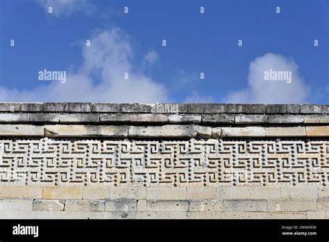 Mitla Archeological Site From The Zapotec Culture San Pablo Villa De