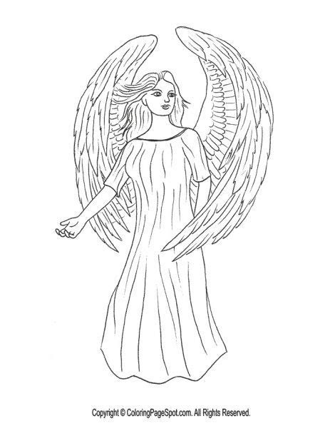 See also latest coloring pages, worksheets, mazes, connect the dots, and word search collection below. Realistic Angel Coloring Page | drawings | Pinterest | Drawings pinterest, Angel coloring pages ...